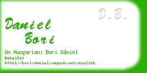 daniel bori business card